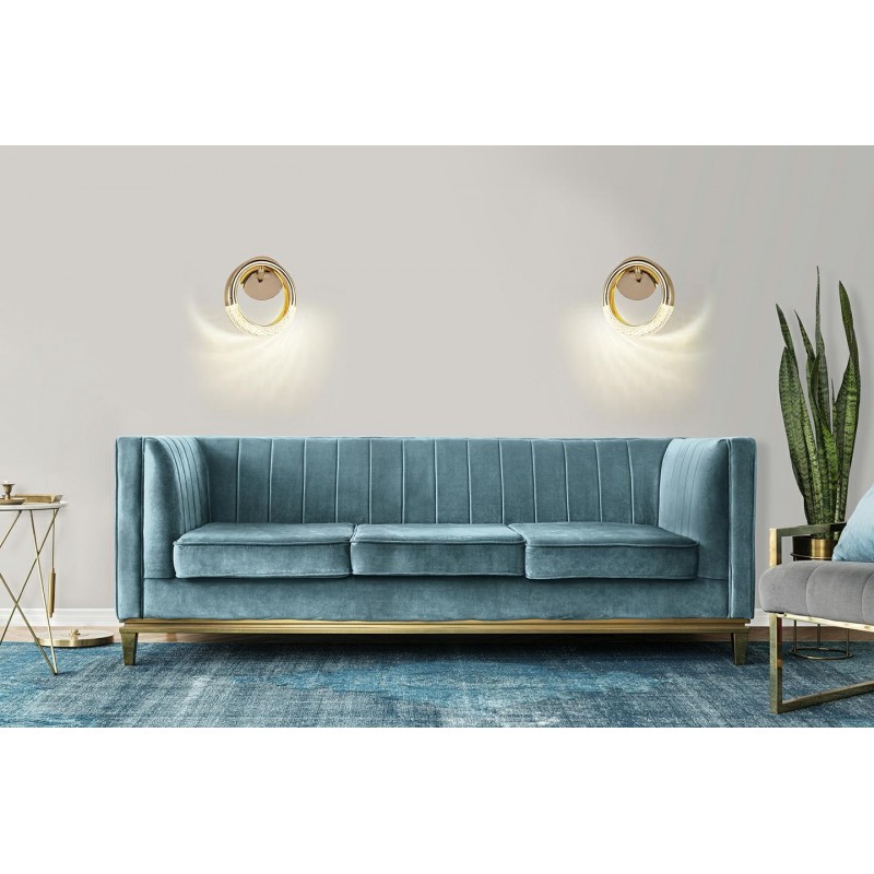 MOOSEE lampa ścienna HELIOS złota