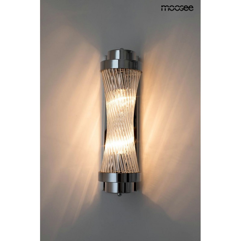 MOOSEE lampa ścienna COLUMN 40 srebrna