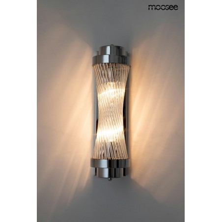 MOOSEE lampa ścienna COLUMN 40 srebrna