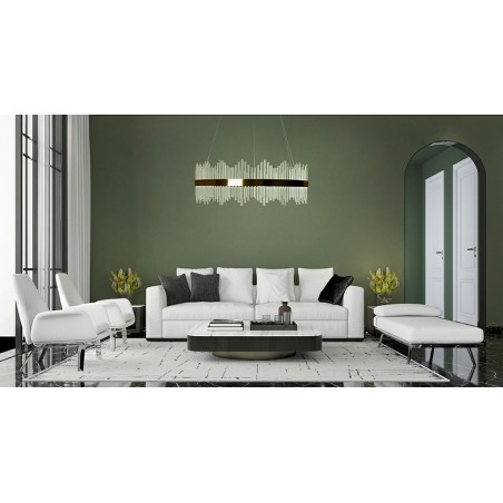 MOOSEE lampa wisząca FLORENS 80 złota