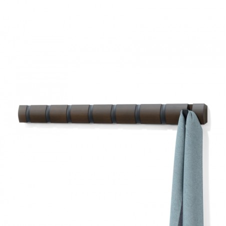 UMBRA wieszak na ubrania FLIP 8 czarny orzech