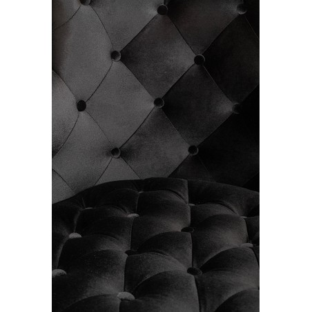 Fotel LORD złoty / czarny