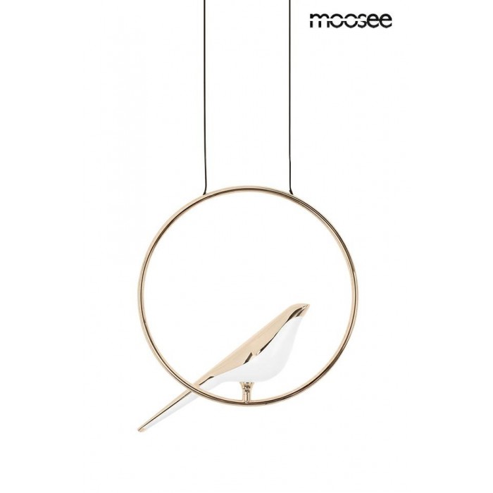 MOOSEE lampa wisząca BIRD złota