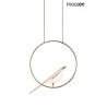 MOOSEE lampa wisząca BIRD złota