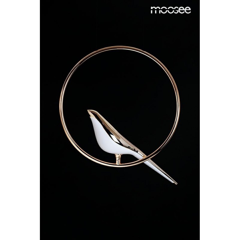 MOOSEE lampa wisząca BIRD złota