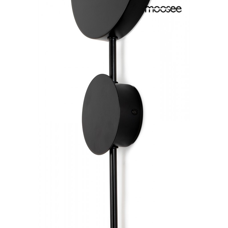 MOOSEE lampa ścienna SHADOW 2 czarna