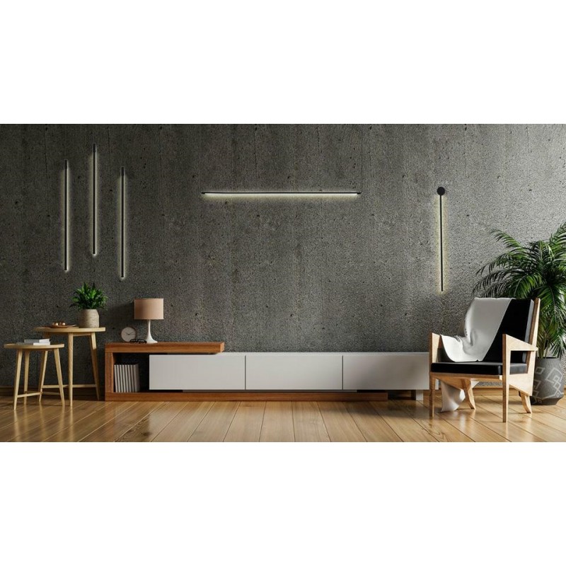 MOOSEE lampa ścienna OMBRE 80 czarna