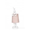 KARE lampa stołowa RABBIT biała / różowa