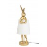 KARE lampa stołowa RABBIT złota / biała