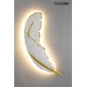 MOOSEE lampa ścienna PIÓRKO 65  biała / złota