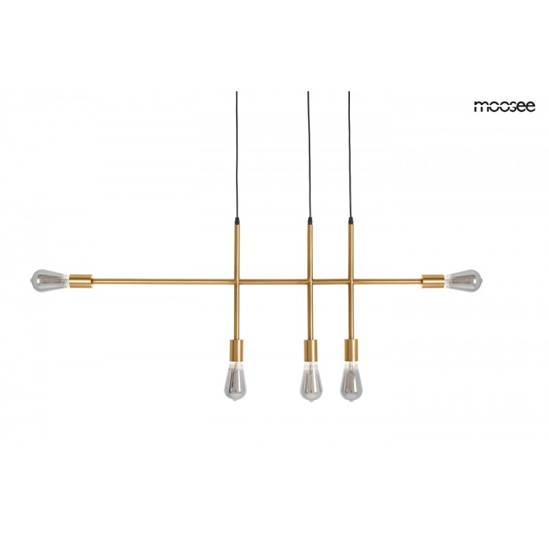 MOOSEE lampa wisząca RIVA 5 złota