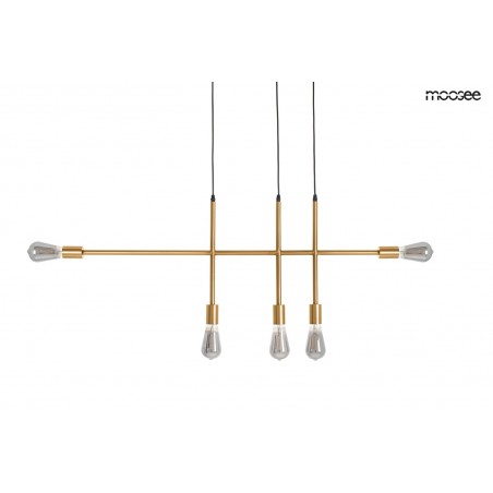MOOSEE lampa wisząca RIVA 5 złota