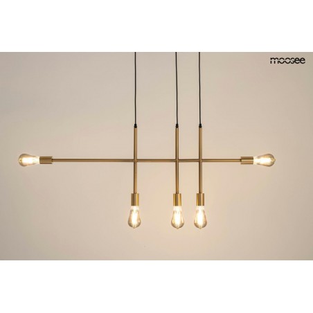 MOOSEE lampa wisząca RIVA 5 złota