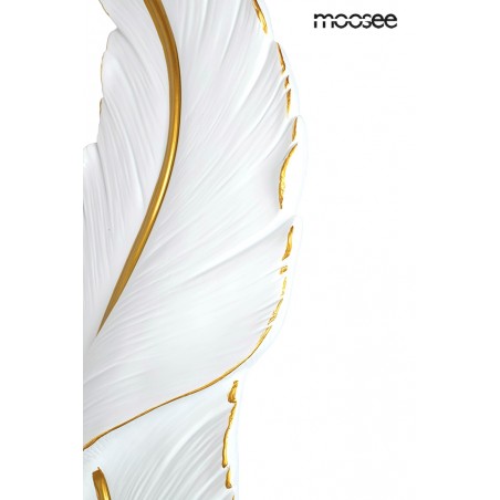 MOOSEE lampa ścienna IKAR 80  biała / złota