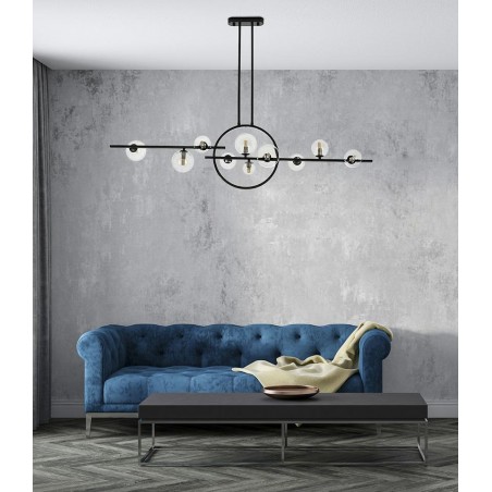 MOOSEE lampa wisząca ALURE LINE TWIN 120 czarna