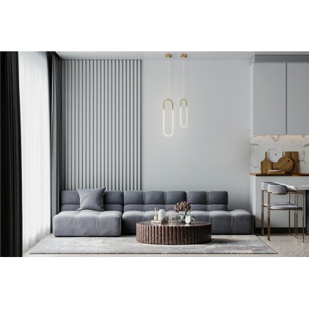 MOOSEE lampa wisząca PUZO L złota