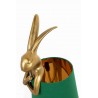 KARE lampa stołowa RABBIT 68 cm  złota / zielona