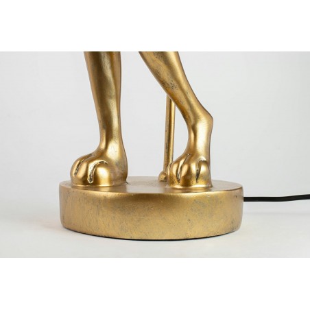 KARE lampa stołowa RABBIT 68 cm  złota / zielona