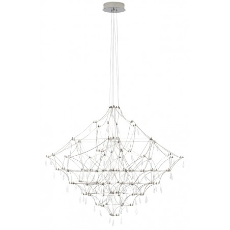 Lampa wisząca CONSTELATION 77 - LED, stal szczotkowana