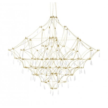 Lampa wisząca CONSTELATION 120 GOLD - LED, stal szczotkowana