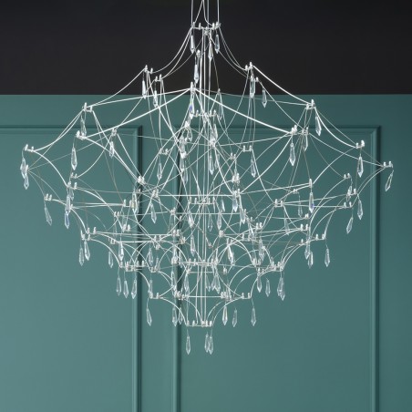 Lampa wisząca CONSTELATION 100 GOLD - LED, stal szczotkowana