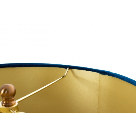 KARE lampa stołowa PARROT 84 cm niebieska