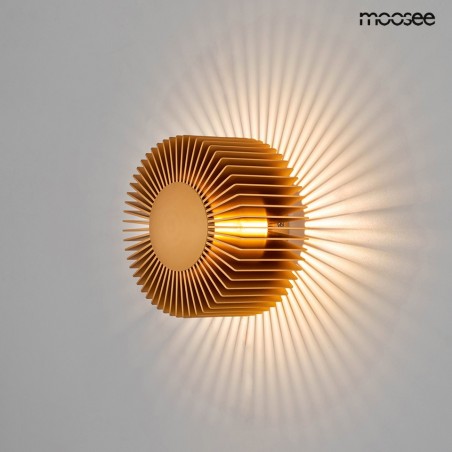 MOOSEE lampa ścienna SUNNY złota złota