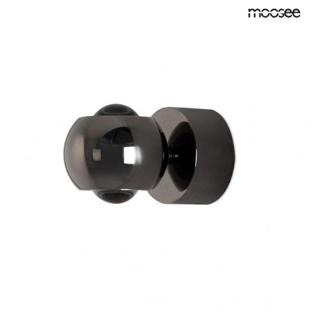 MOOSEE Lampa ścienna EOS czarny chrom