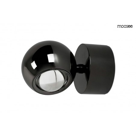 MOOSEE Lampa ścienna EOS czarny chrom