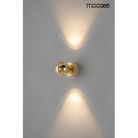 MOOSEE Lampa ścienna EOS złota