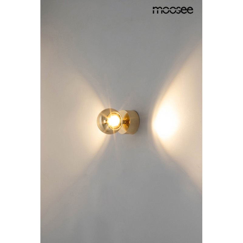 MOOSEE Lampa ścienna EOS złota
