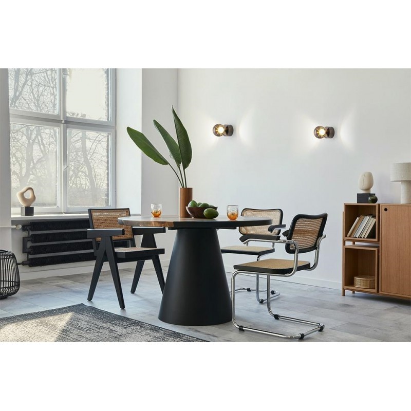 MOOSEE Lampa ścienna EOS czarny chrom