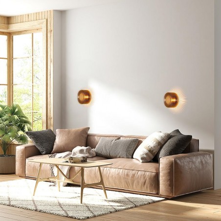 MOOSEE lampa ścienna SUNNY złota złota