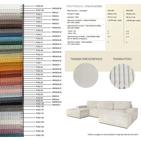 Sofa PILLOW jasny szary