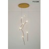 MOOSEE lampa wisząca TULIPPE 7 DISC złota