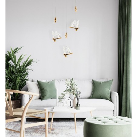 MOOSEE lampa wisząca BUTTERFLY S złota