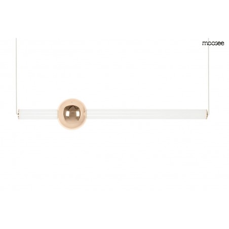 MOOSEE lampa wisząca LIBRA 90 IN  biała / złota