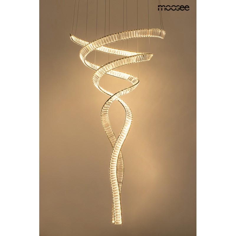 MOOSEE lampa wisząca WAVE CORDON 2B chrom