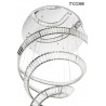 MOOSEE lampa wisząca WAVE CORDON 2B chrom