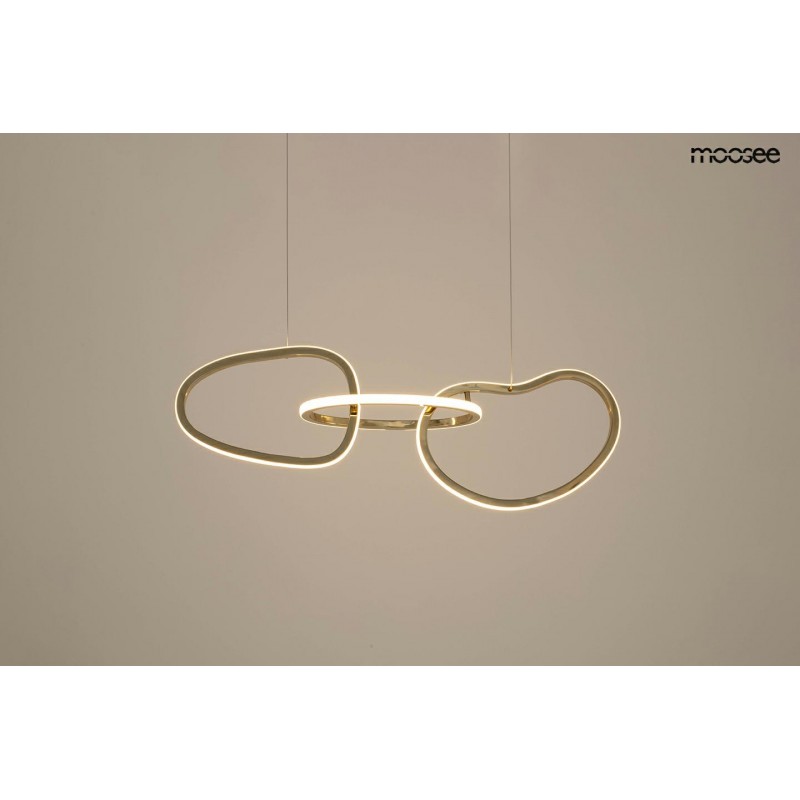 MOOSEE lampa wisząca JAZZ 3 złota