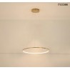 MOOSEE lampa wisząca RING SLIM 40 złota