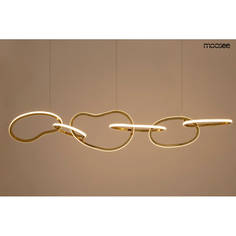 MOOSEE lampa wisząca JAZZ 6 złota