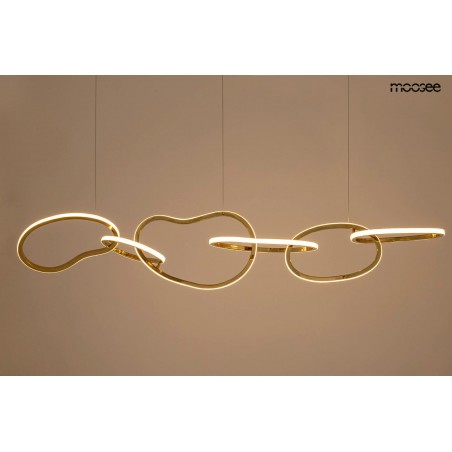 MOOSEE lampa wisząca JAZZ 6 złota