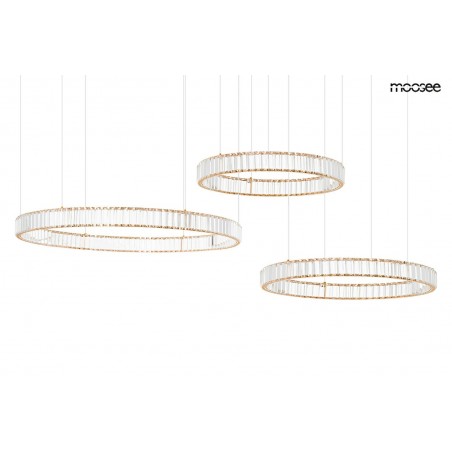 MOOSEE lampa wisząca LIBERTY 3B złota