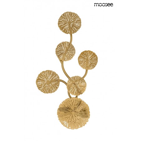 MOOSEE lampa ścienna LIRIO 6 złota