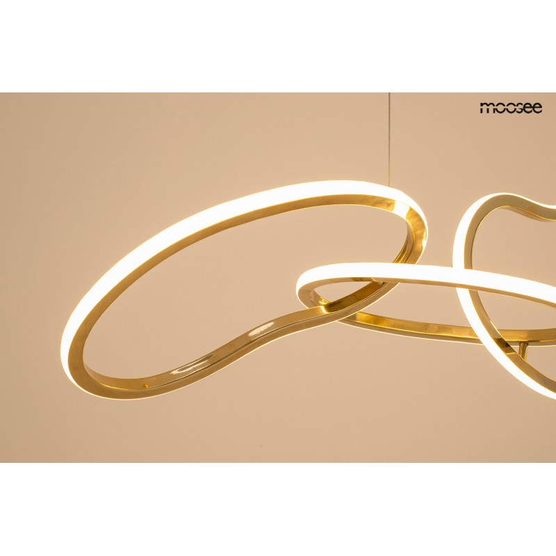 MOOSEE lampa wisząca JAZZ 6 złota
