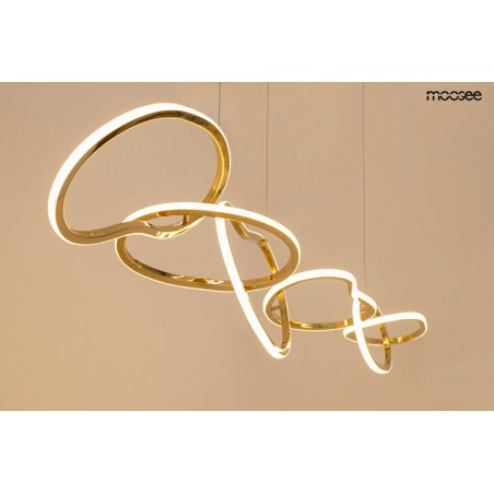 MOOSEE lampa wisząca JAZZ 6 złota