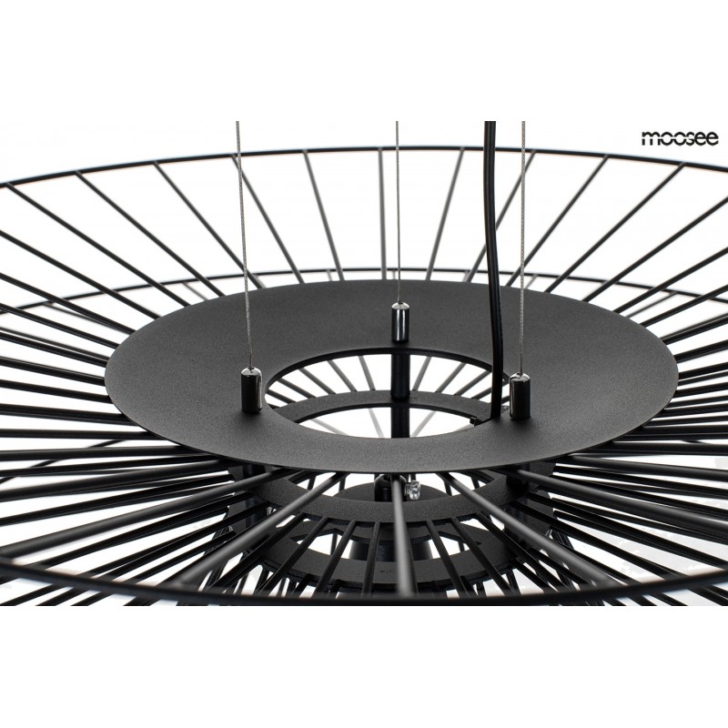 MOOSEE lampa wisząca SESTO czarna