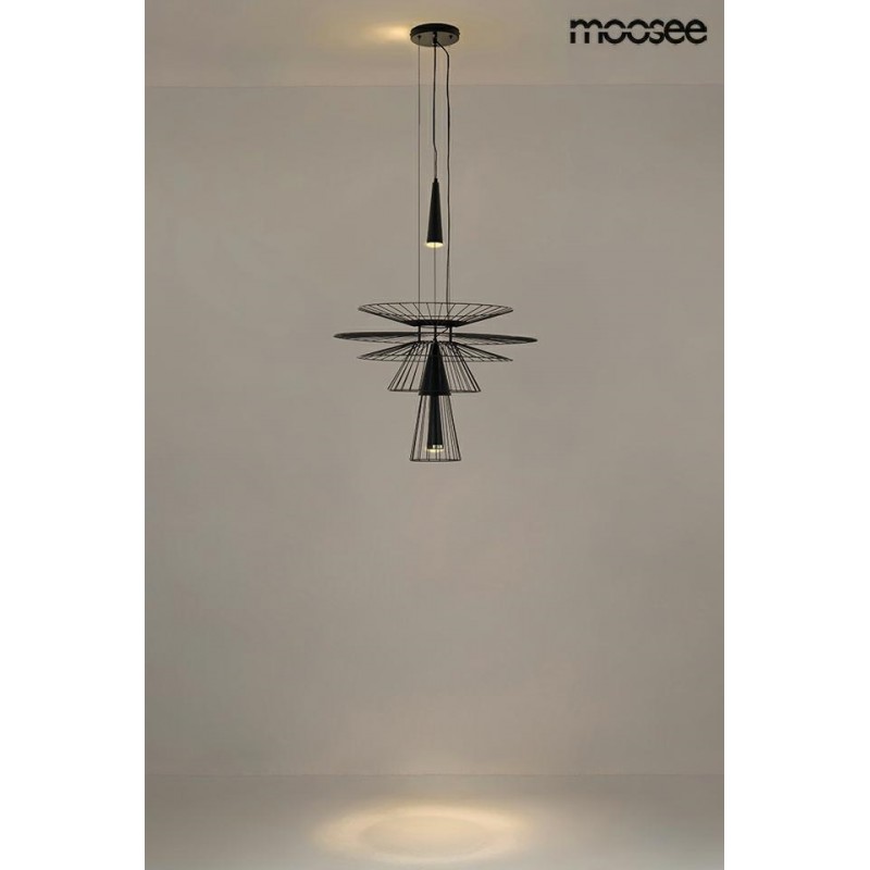 MOOSEE lampa wisząca SESTO czarna