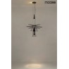 MOOSEE lampa wisząca SESTO czarna